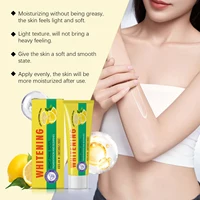 Lotion pour le corps éclaircissante au citron, hydrate doucement la peau sèche, même le teint, crème nourrissante éclaircissante pour le corps 3