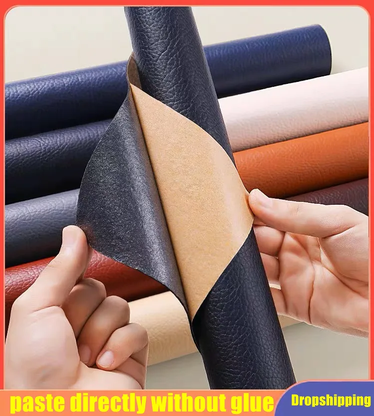 Artificial Leather Repair Patch Self-Adhesive leather Sticker for Furniture  Sofa chair Car Seat Repair pu leather fabric tape - AliExpress