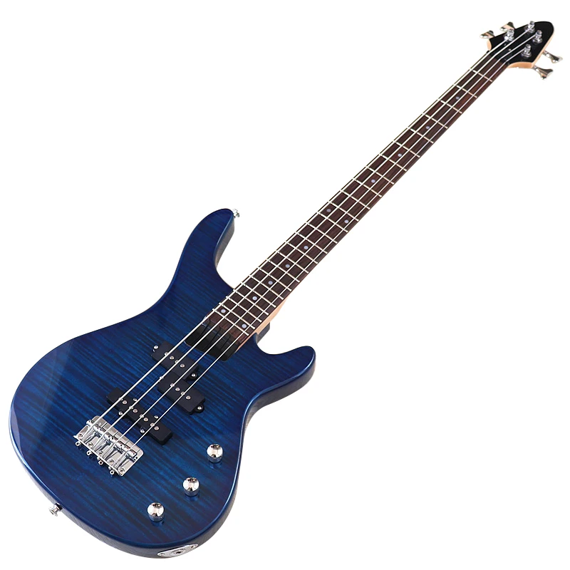 43 Inch 4 String Electric Bass Guitar High Gloss Matte Finish Active Or Passive Electric Bass Guitar electric bass guitar