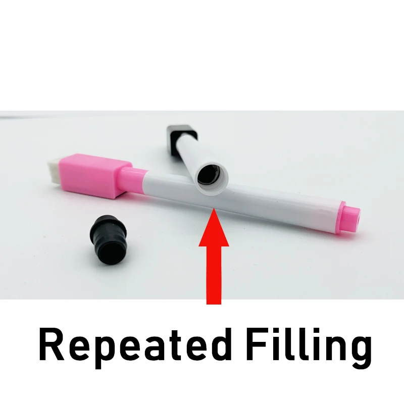 8Pcs/lot Colorful Black School Classroom Supplies Magnetic Whiteboard Pen Markers Dry Eraser Pages Children Drawing marker pens