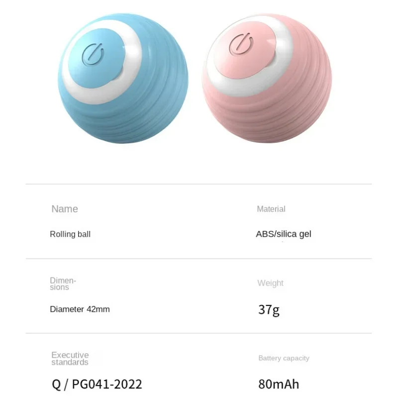Cats Ball Cats Toys Charging Interactive Accessories Toy Automatic Function With Pet Toys. Supplies USB 360° Rotating Products