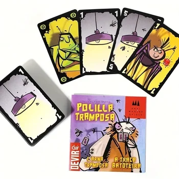 POLILLA TRAMPOSA tricheurne espagnole cafard allemand adulte enfants jeu de fête de loisirs, petits cadeaux créatifs 1