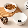 Ceramic Bowl for Kittens and Puppies - 500ML Pet Water Feeder & Cat Food Dispenser Dish Feeding Accessories Pet Feeding Bowl