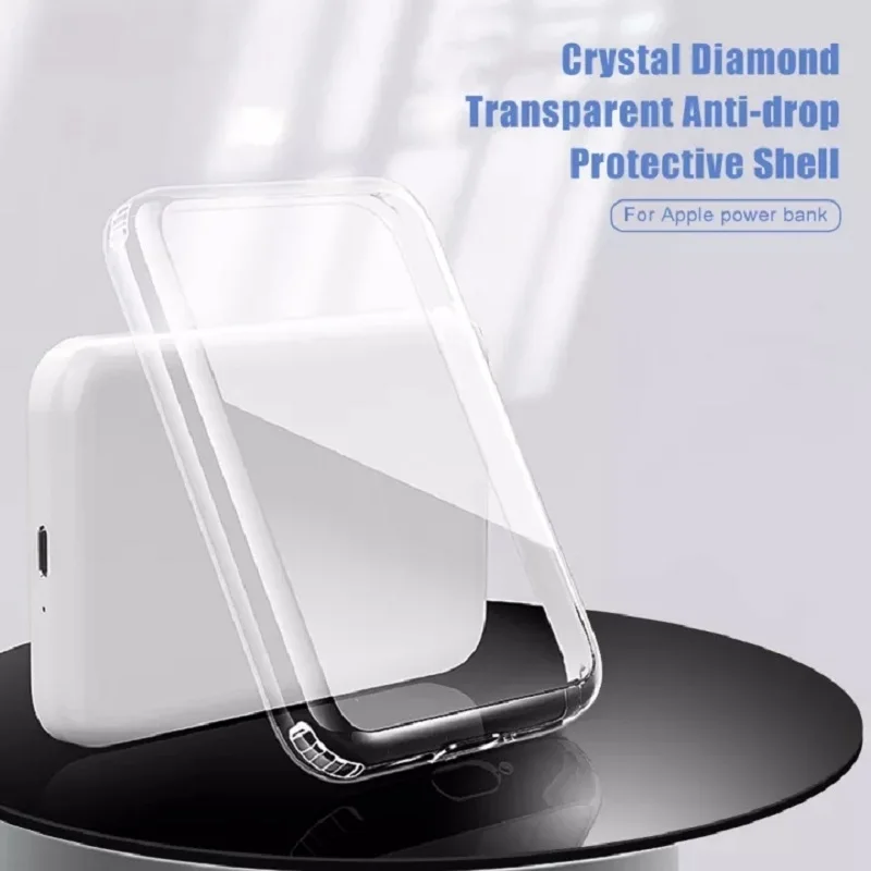 Per Apple Magsafe Custodia Per Batteria Esterna Custodia Per Batteria Magnetica Wireless Trasparente All-Inclusive Accessori Rigidi Per Pc Antiurto