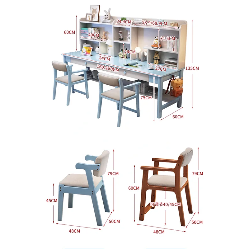 School Furniture Children Desk Set Kids Table Child Room Student Children's Silla Escritorio Infantil Tables Classroom Childrens