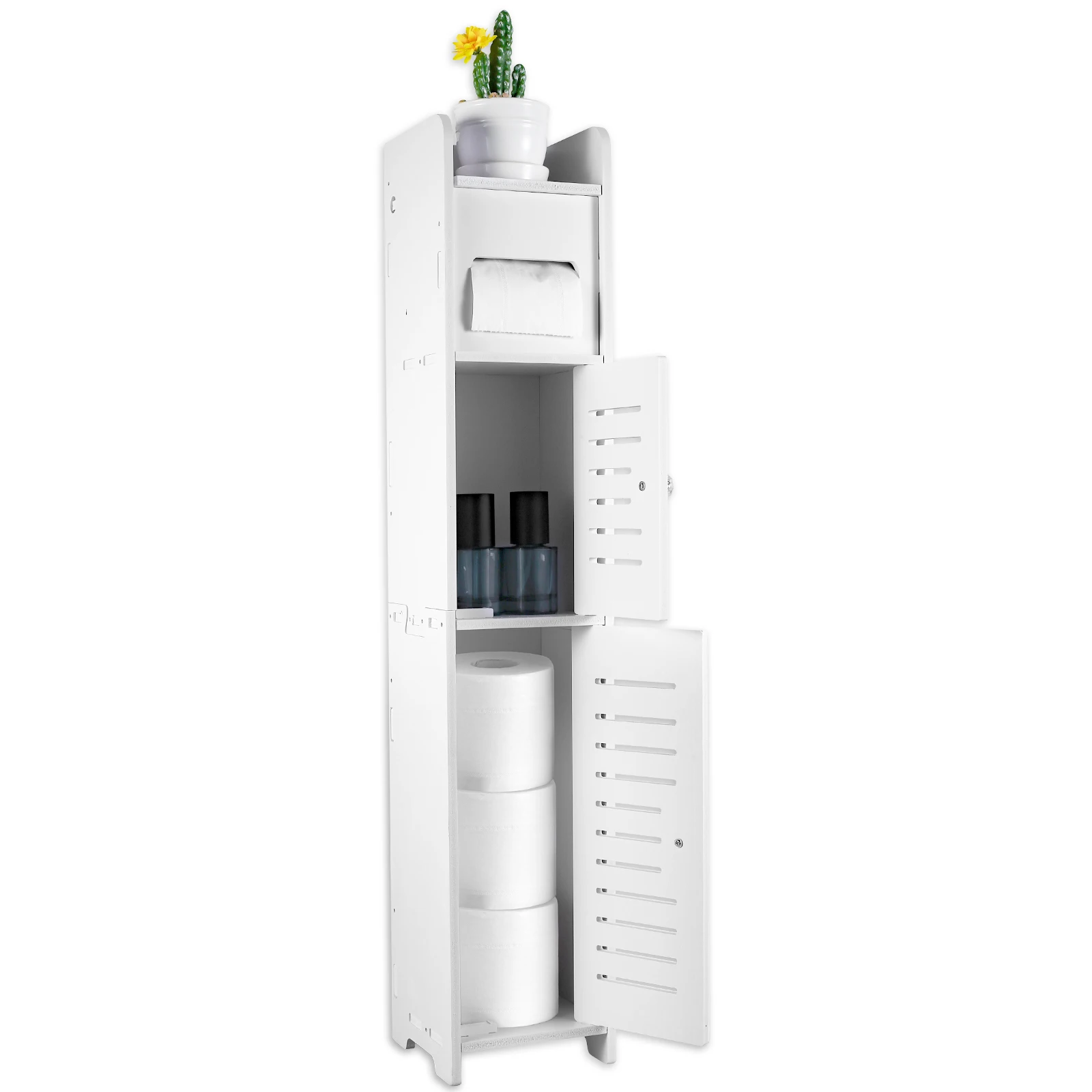3-Tier Bathroom Storage Cabinet 6