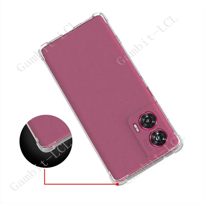 Durable Shockproof Soft Silicone TPU Back Cover - Anti-Falling Protective Case