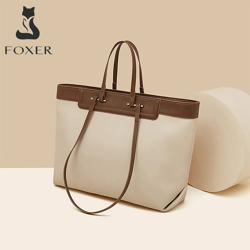 Foxer Shelly PU Leather Top-Handle Shoulder Bag