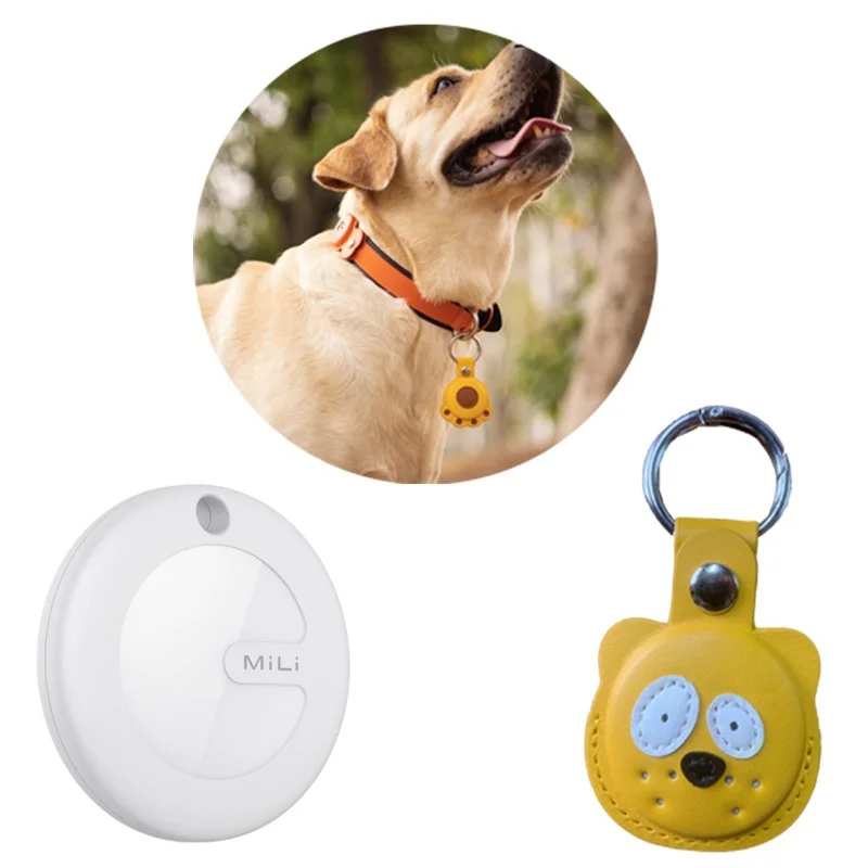 

Dog GPS tracker Airtag pet collar mini locator, cat puppy tracking anti lost, with enclosure waterproof smart anti lost key find
