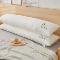 White Long Pillow Bed Pillows for Sleeping Multi-Size 5 Star Hotel Soft Pillow Core for Back Stomach or Side Sleepers 90cm 180cm 1