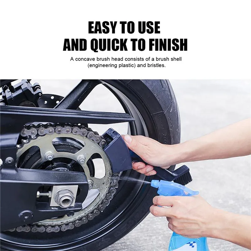 PASDUCHAS 6-Piece Bike & Motorcycle Chain Cleaning Brush Kit With Sprocket Scraper - View #12