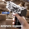 Portable Children Water Gun Manual Ice Burst Automatic Reloading Waterguns Summer Outdoor Pool Garden Fight Games Toys for Kids 3