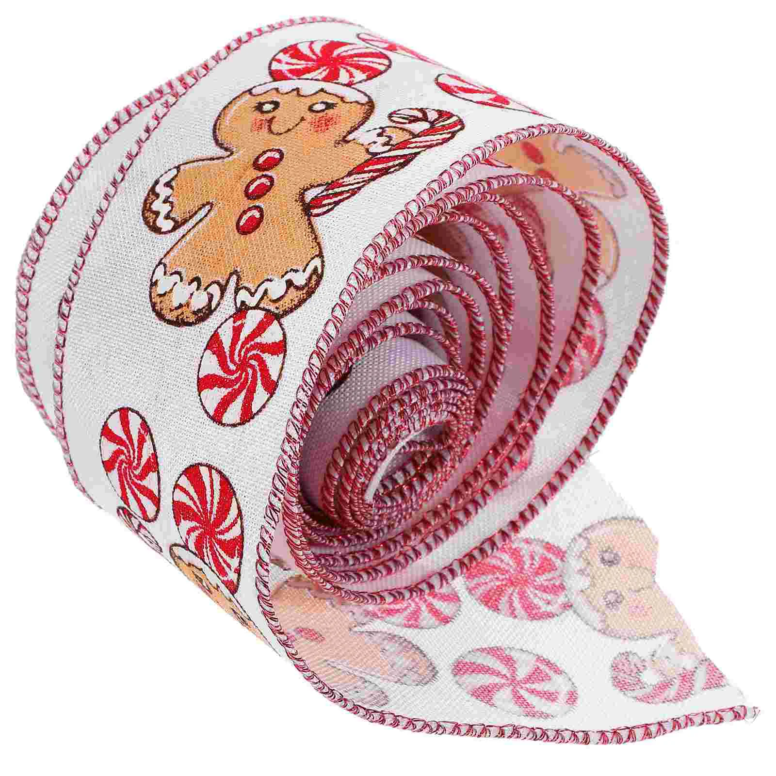 

Craft Xmas Linen Ribbon Christmas Crafts Making Ribbon Wrapping Ribbon Party Christmas Decoration Snowflake Plaid Ribbon