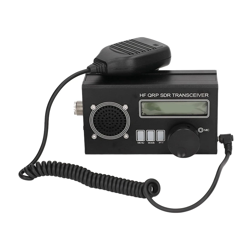 

SDR Transceiver Aluminum Alloy 8 Bands Full Mode USDR SDR QRP Transceiver USB/LSB/CW/AM/FM Etc. Signal Receive Mode US Plug