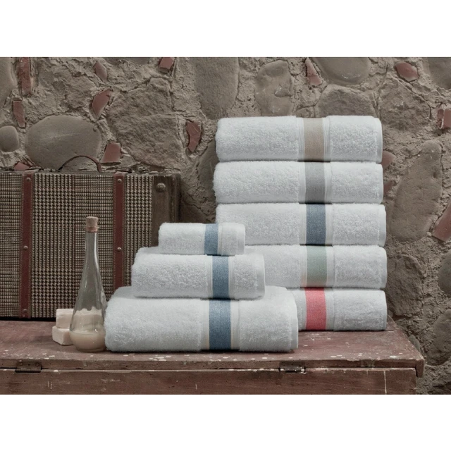 at Home Premium Hi-Bloom 30 x 54 White Bath Towel