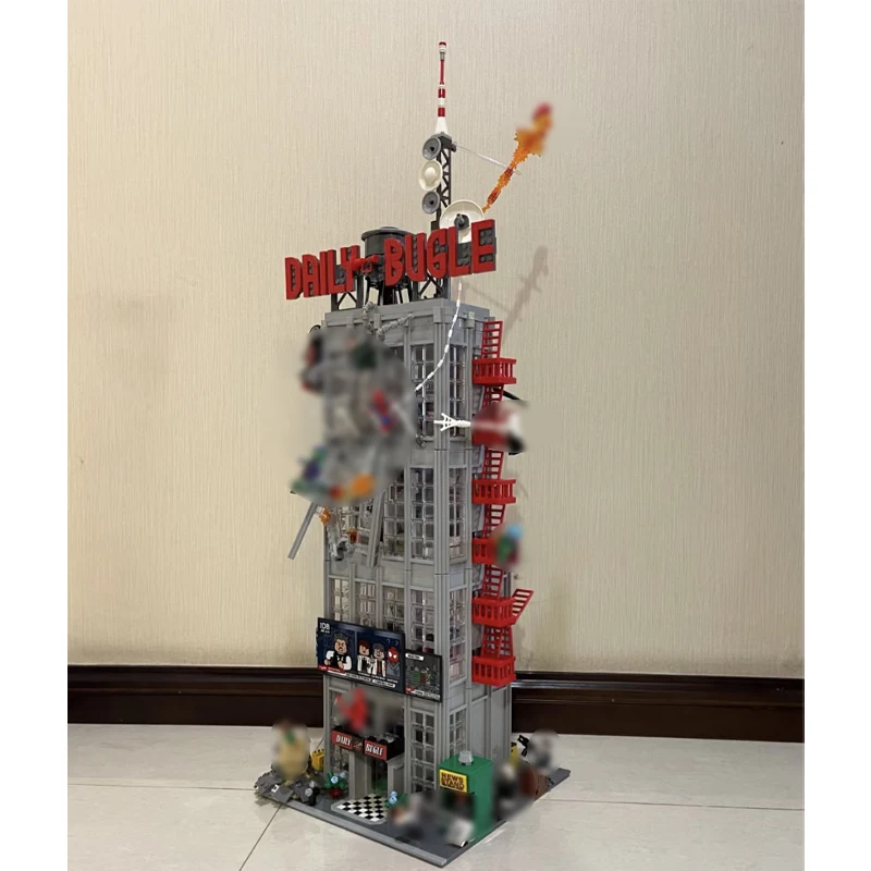 

display In stock The Bugle Building Of Daily Buglet 3772 PCS Building Blocks Bricks compatible 76178