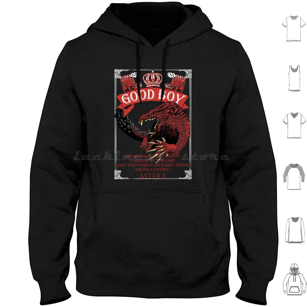 Good Boy Felpa Con Cappuccio Cotone Manica Lunga Monster Hunter Odogaron Puppy Blood Puppy Monster Royal Canin Dog Astera Doggo