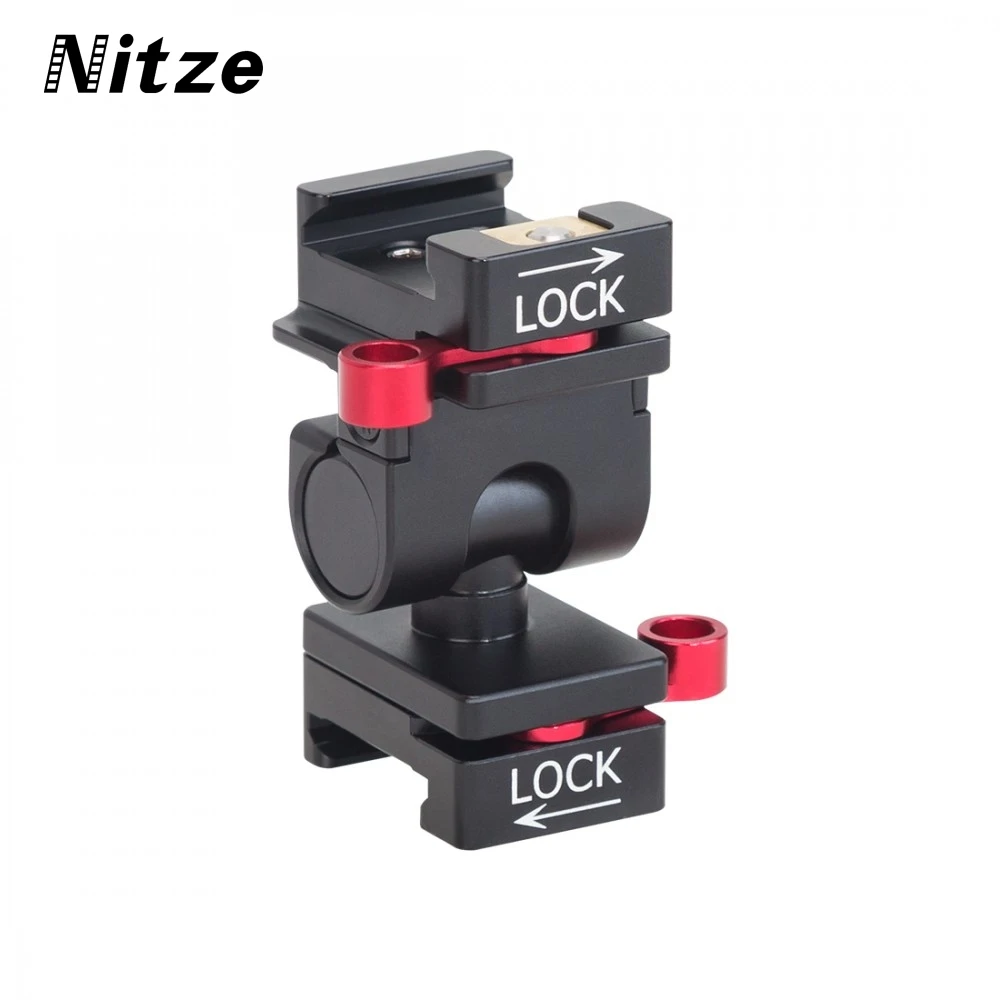 

Nitze N54-H2 Mount Holder QR Dual NATO Clamp Lock Lever for Camera Monitor Cage