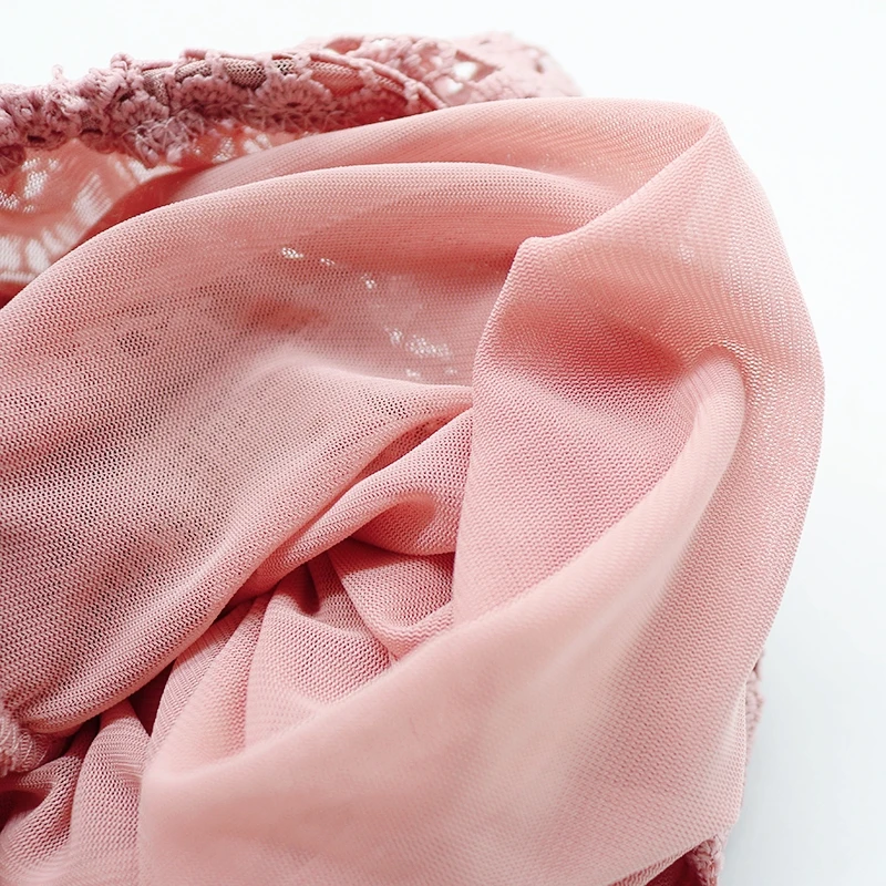 Women hats spring summer thin bonnets for women designer lace flower skullies headscarf hat autumn latest turban beanies 5