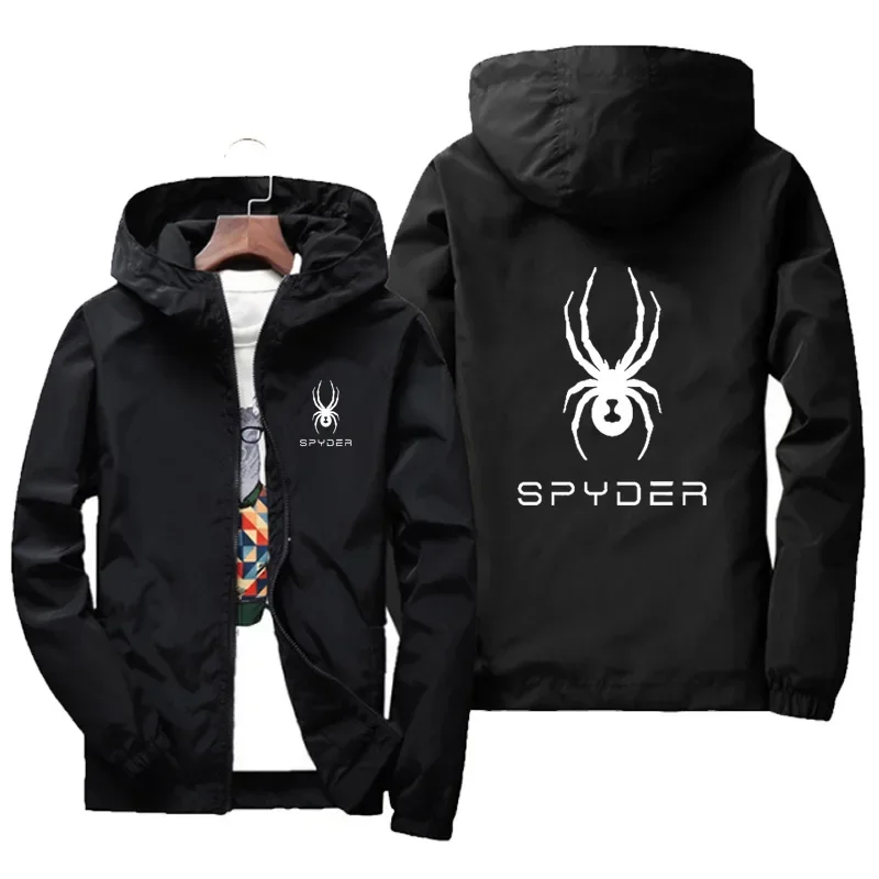 

2024 New Spring and Autumn and Summer, S-7XLpyder - Men's casual oversized jacket, hooded sweatshirt, windproof, rainproof, high