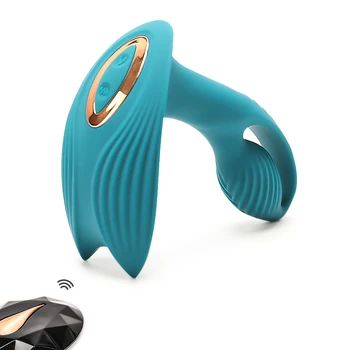 Free Ship Rechargeable Massager Remote Control Heating Wireless Wearable Vibrator Sex Toys G-Spot Masturbator for Women Wand 4