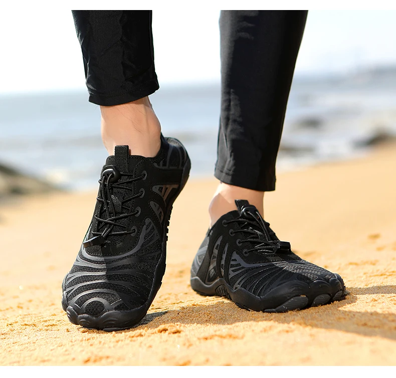 Chaussures d'eau pieds nus unisexes pour plage et natation_voghion.com