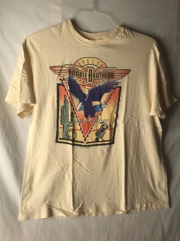 

Vtg 1989, футболка с рисунком братьев doоби, однотонная, редкая, 80S