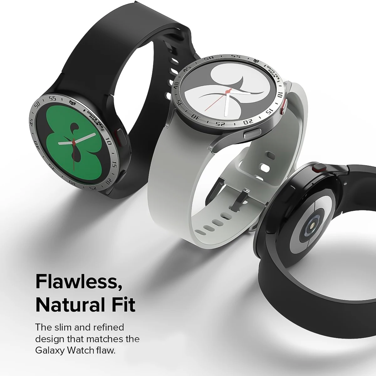 Sleek Metal Bezel Adhesive Bumper for Smartwatch - Premium Time Ring Case Decor Accessory