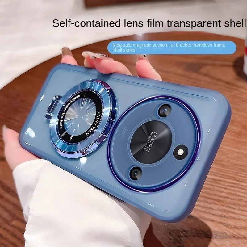 Transparent Soft Case with Magnetic Ring and Lens Protection