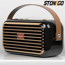 STOENGO Wireless Bluetooth Speaker with Stereo Sound,Extended Bass and Treble,TWS Bluetooth 5.0 TF Card & USB & AUX Audio Input
