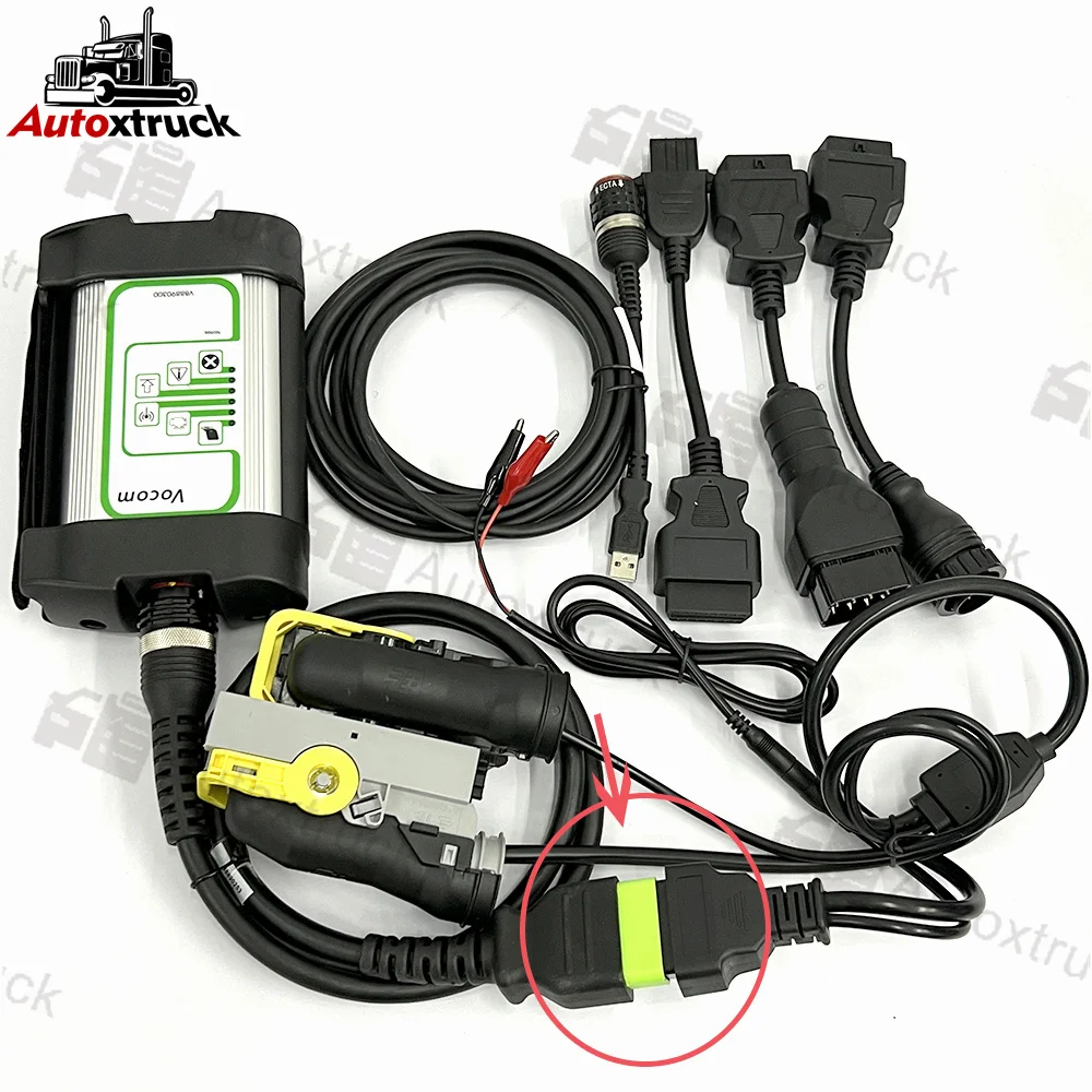 

Heavy Duty Construction equipment for Vocom 1 Vocom 88890300 with ECU programming test cable arla diagnostic tool