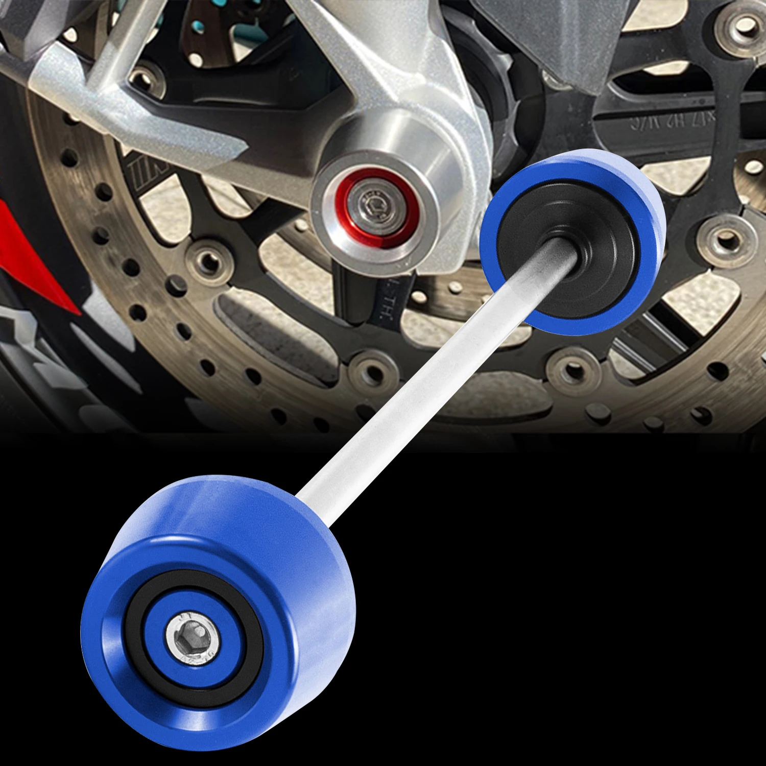 Front Axle Fork Crash Sliders Wheel Protector For BMW S1000RR FZ800