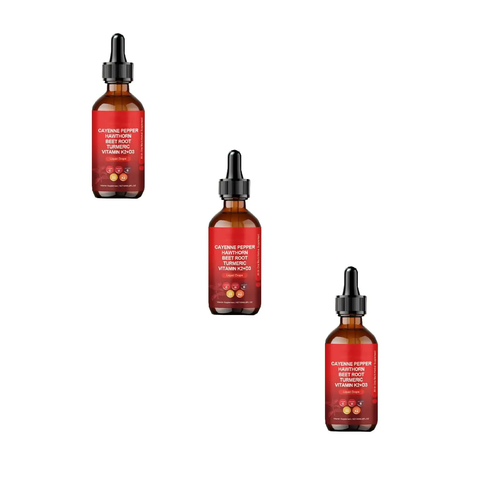 Capsicum Extract Capsicum Drops Organic Beetroot Drops 60ml Cayenne Pepper Liquid