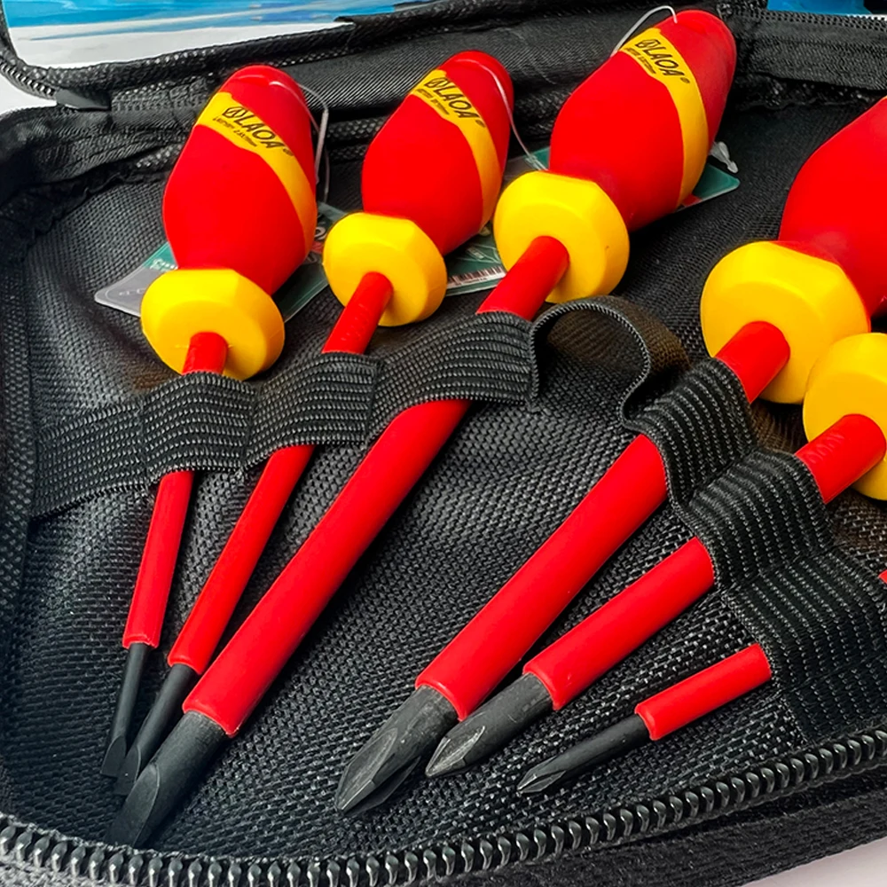 LAOA 6pcs /8PCS Screwdriver Sets VDE Insulated Screwdriver Electrical Tool