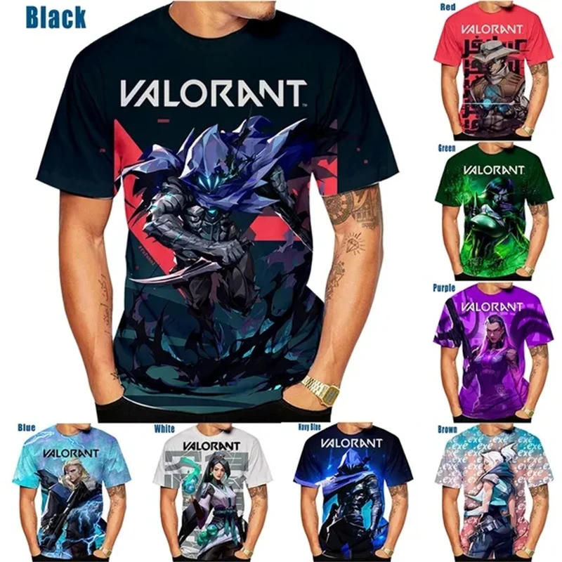 thumbnail image 2 of Youth Game Character 3D Print T-Shirt - Unisex Casual Short Sleeve Tee For Fans, Streetwear Graphic Tops 2 of 11