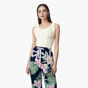 منتصف الخصر فضفاضة عارضة السراويل الساق مستقيمة ، مصنوعة من قماش مريح وجيد التهوية ، ومناسبة للرياضة في الهواء الطلق والشاطئ 6