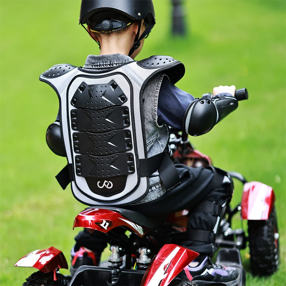 BARBOK Child Motocross Armor Kids Motorcycle Armor Vest Protection Universal Children's Night Reflective Riding motorcycle back protector motorcycle armor motorcycle body armor body protector motorcycle armor vest motorcycle armor pads motorcycle armor accessories