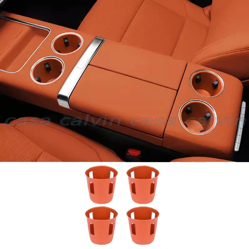 

2pcs For Leading Ideal LiXiang L7 2022 2023 Rear Water Cup Silicone Pad Interior Modification Accessories