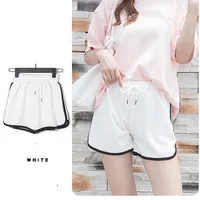 2024New Fashion Casual Bottoms Shorts Women Candy Color Breathable Plus Size Shorts Casual Lady Elastic Waist Sports Short Pants 6