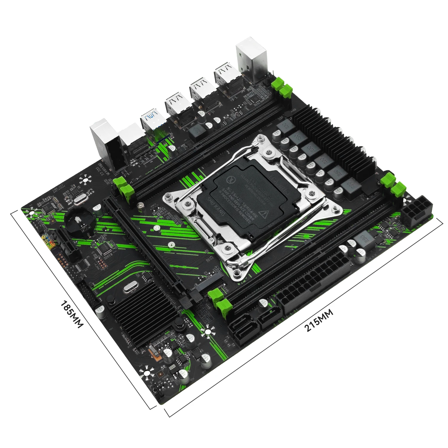 Motherboard Combo Grupo Lga 20113 Cpu Kit Xeon e5 2630 v4 Processador Ddr4 16gb de Memória Ram M-atx Nvme Sata M.2 Machinist-x99 Pr9 - Imagem 4