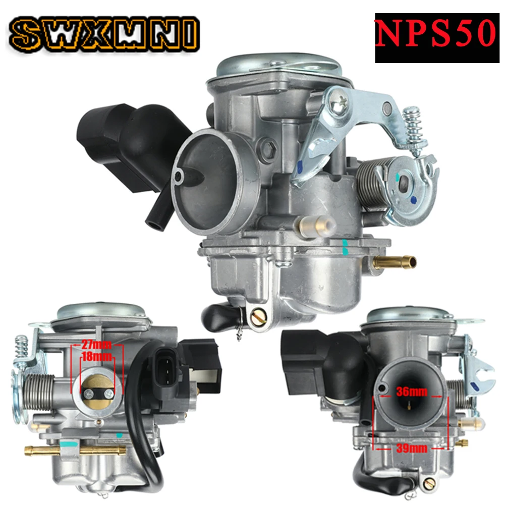 

New Motorcycle Carburetor 18mm Carb For Honda Ruckus ZOOMER NPS50 NPS50S JAZZ METROPOLITAN CH50 CHF50 Moped Scooter Parts Carb