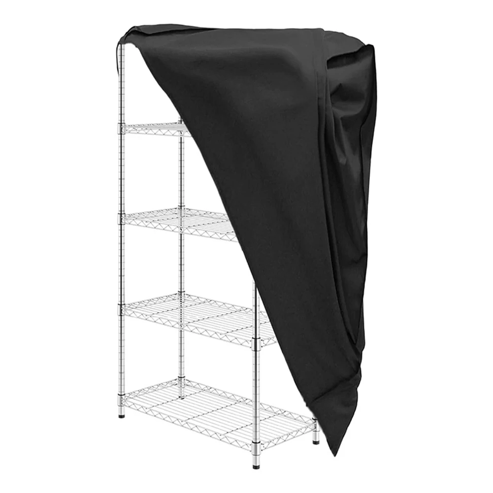 Waterproof Rack Storage Shelving Unit Dust Cover Protector See Through Fits Racks 36"L X 18"W X 72"H Furniture Accessories
