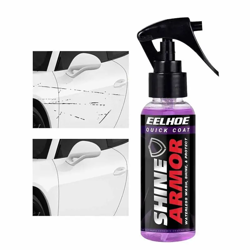 

SHINE ARMOR Fortify Quick Coating Car Wax Polish Spray Waterless Hydrophobic Polishing Auto Paint Maintain Suit Kit