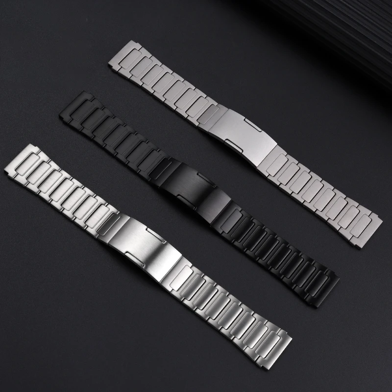 Premium Titanium Alloy Sport Edition Metal Bracelet - 22mm Strap