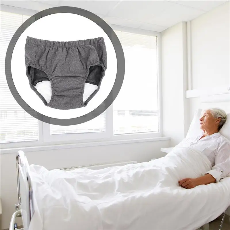 Diaper Adult Pants Incontinence Diapers Reusable Cloth Disposable Nappy Wraps Old Washable Briefs Urinary Shorts 6
