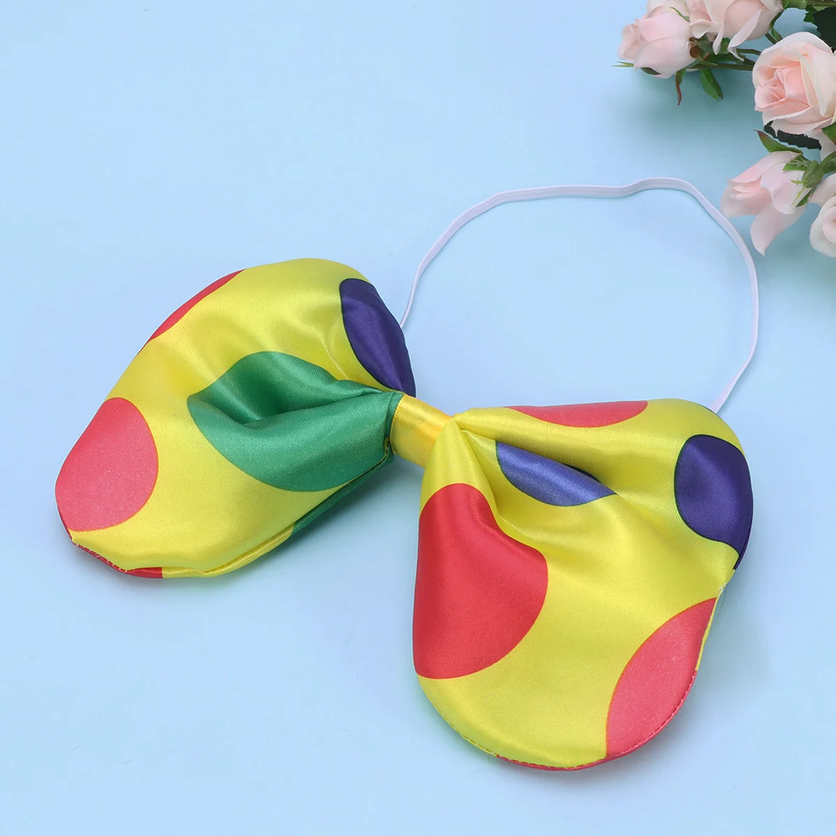 

Clown Bowtie Dot Decorative Bowknot Multicolor Role Play Collar Costume Fancy Accessories for Masquerade Performance