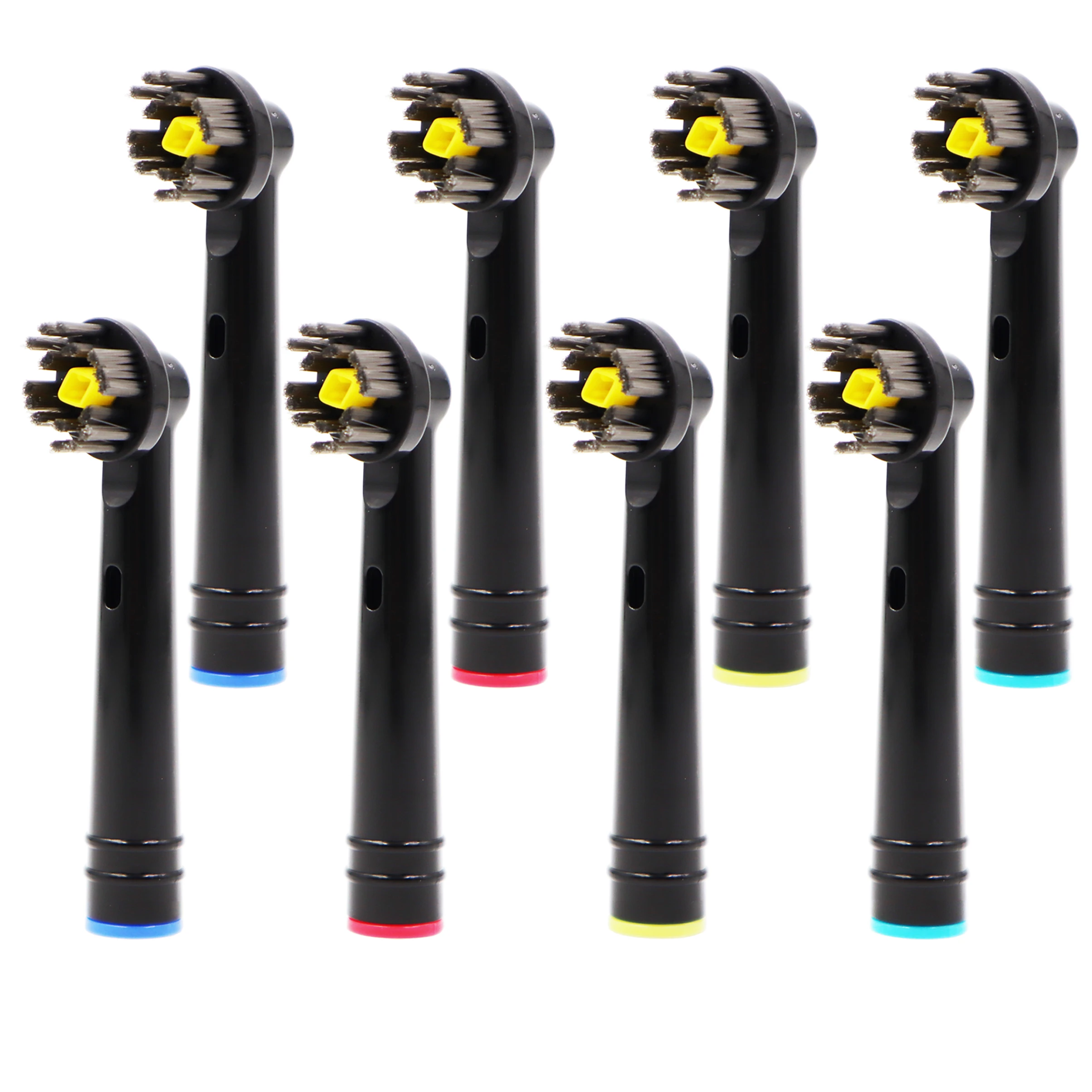 8pcs Charcoal Toothbrush Heads Compatible with Braun Oral B Electric