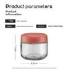 Set of 4 300ml Glass Jars with Lids Small Food Containers for Chia Pudding Jam Snack Yogurt Overnight Oats Candy 2