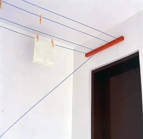 Tendedero de pared plegable para el hogar/apartamento, Kit completo -  AliExpress
