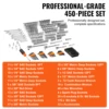SucceBuy Mechanics Tool Set and Socket Set 1/4" 3/8" 1/2" Drive Deep Standard Sockets 450 Pcs SAE and Metric Mechanic Tool Kit